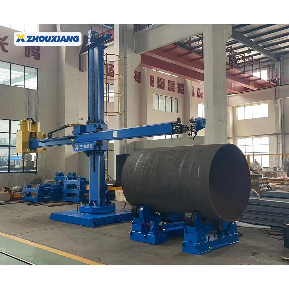Heavy Type Pipe Seam Welding Submerged Arc Welding Column And Boom Manipulator