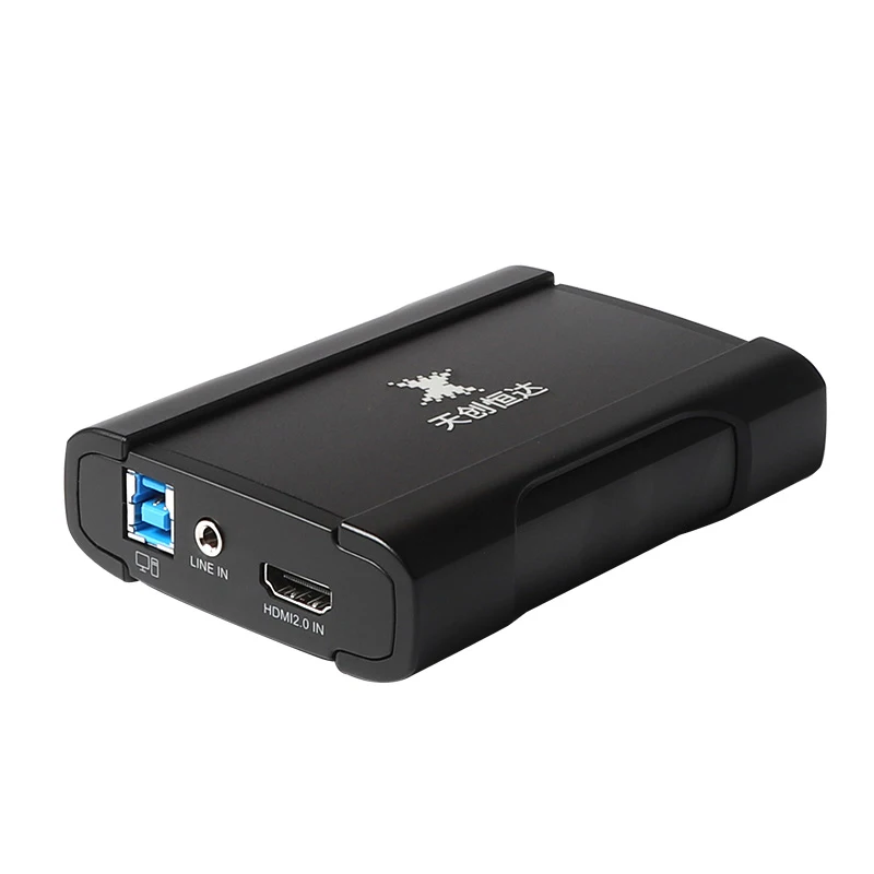 tchd TC-UB570 HD MI 4K external USB high-definition video capture card device, supporting 4K at 60 frames per second driver-free