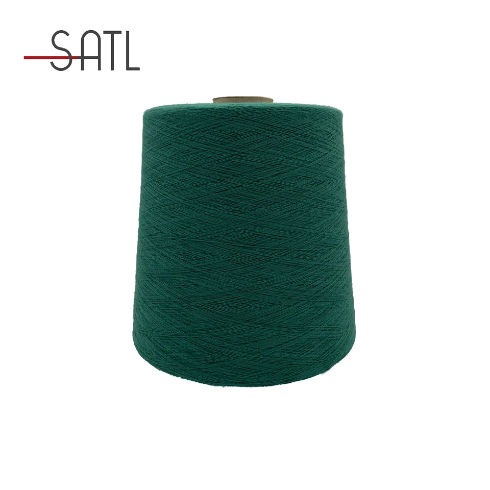 High Tenacity 2/48nm 85% Organic Cotton 15% RWS Wool Cheap Price Yarn With Sustainable Idea