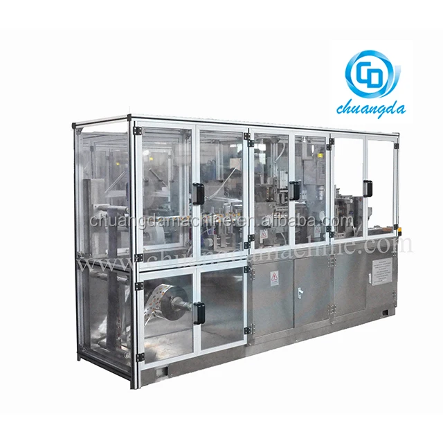 Полностью автоматическая горизонтальная четырехсторонняя машина для влажных салфеток