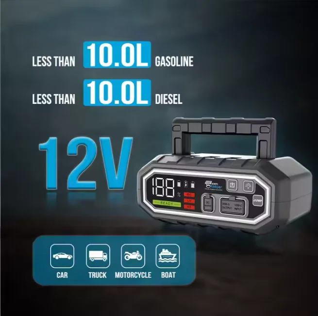 2024 Hot Selling Car Jump Starter 24000mah Mobile Power Battery Booster Portable Car Jump Starter For Car