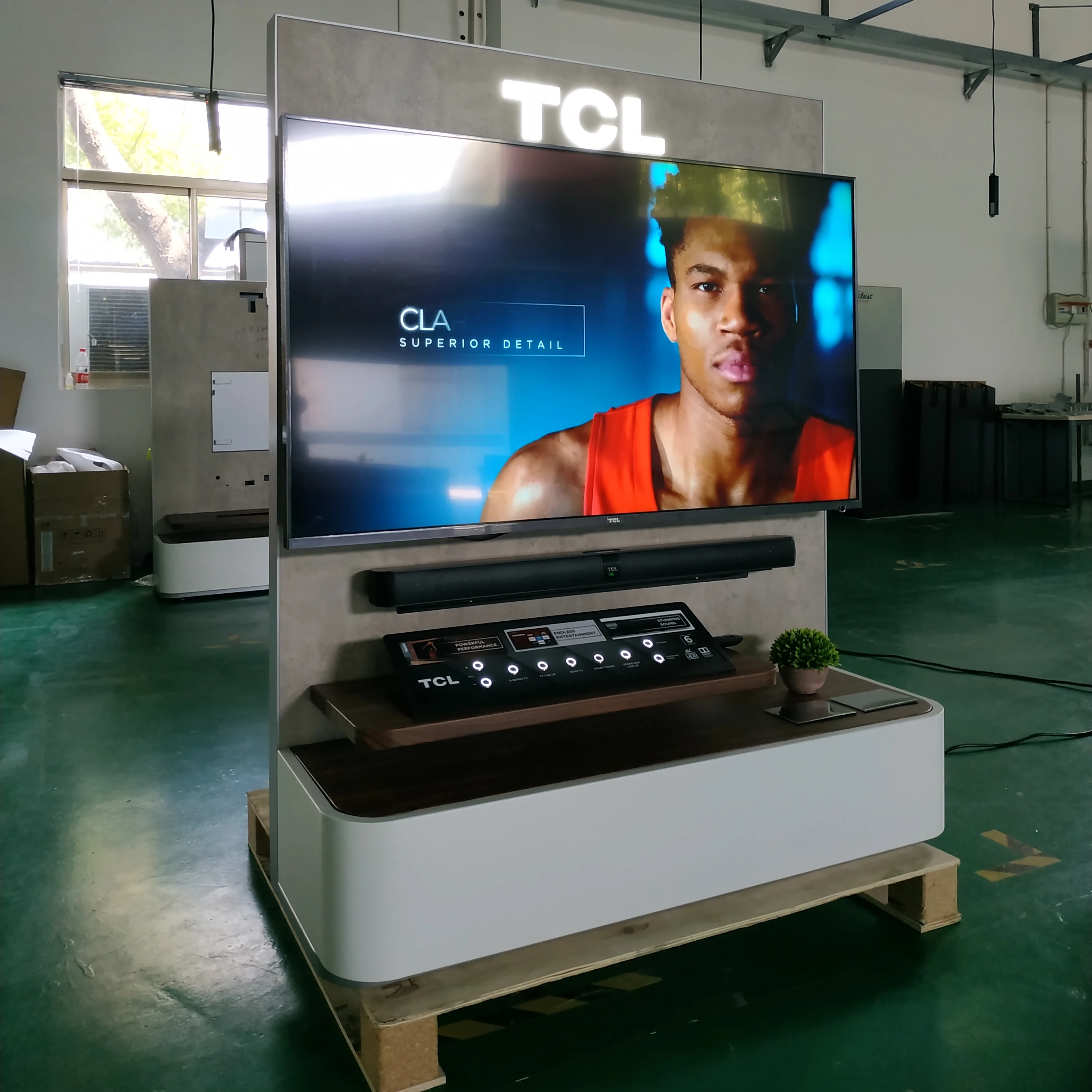 Advertising Interactive Display Fixture store Fixture Wood & Metal Lighting display