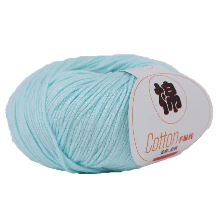 Markwin Best selling manufacture hand woven 10 strand 100% cotton crochet knitting import yarn free sample