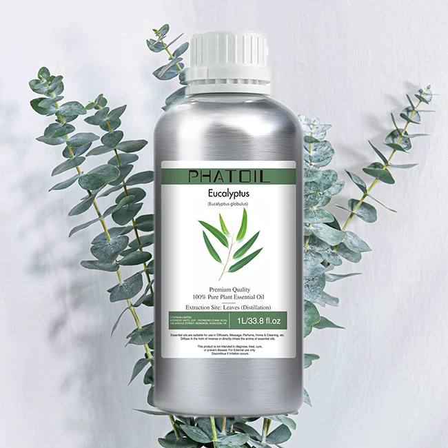 Factory Bulk Plant Extract 1L Eucalyptus Essential Oil For Home Aromatherapy Skin Care