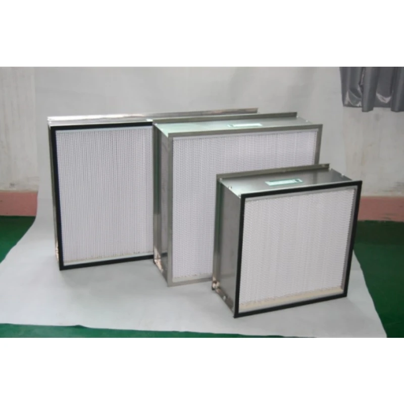 Industrial HVAC Air Filters 0.3 Micron 99.99% Laminar Flow GMP H11 H12 H13 H14 Antibacterial Return Air Filter