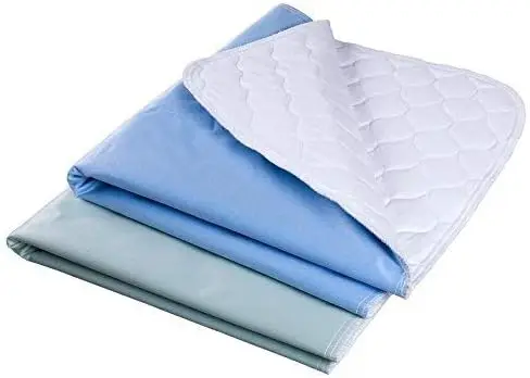 Customized 2 Pack Washable Heavy Absorbency Bed Pads Waterproof Sheet Incontinence Underpads
