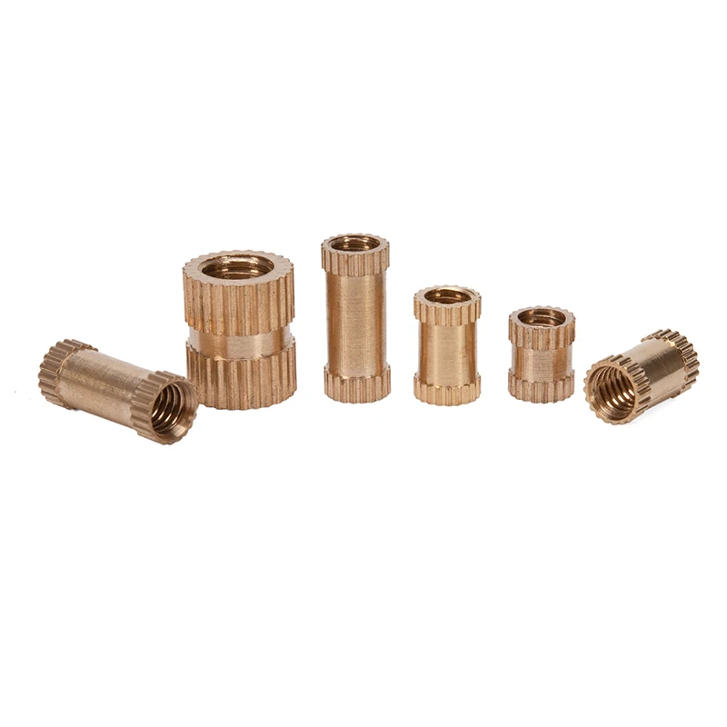 Customized Brass Hot Melt Inset Nuts Heating Molding Copper threading insert for laptop