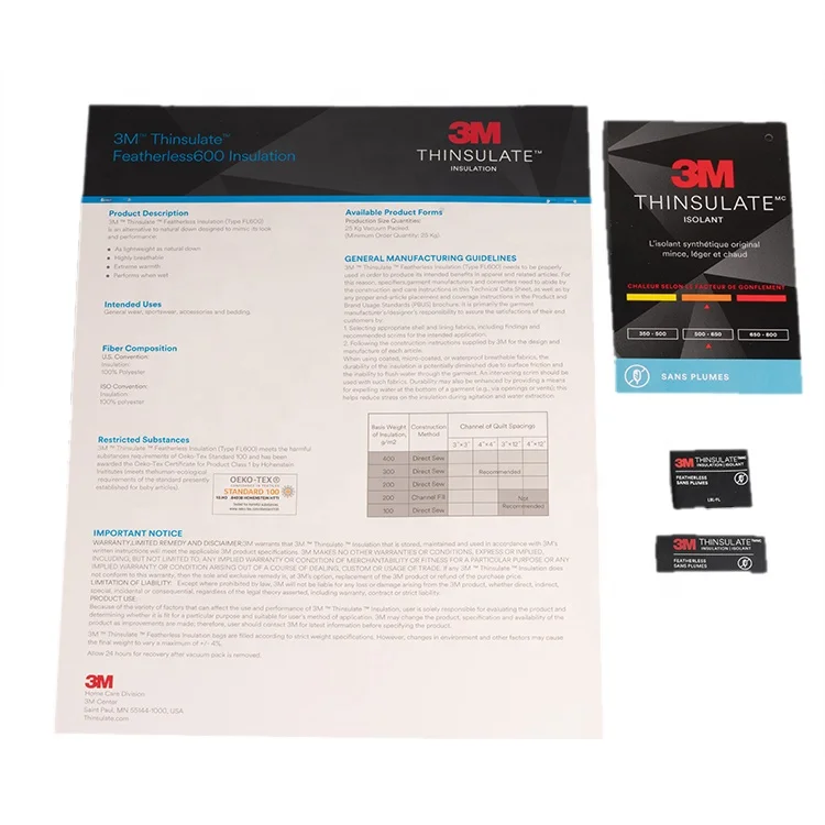 FL600 Hot Selling Cheap Durable Environmentally Friendly Thermal Bonded Material Padding Wadding