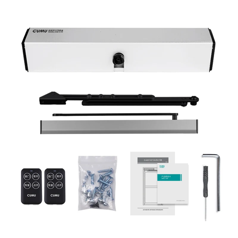 2024 New Type L100/K100 Easy Installation Ultra-quiet Operation Glass Folding Door Automatic Door Opener with Remote Controller