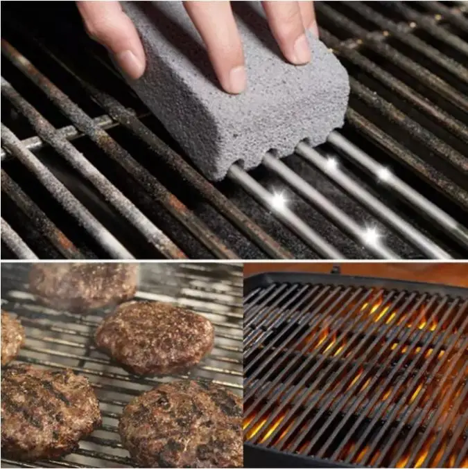 OEM Foam cellular Glass Cleaning Bricks can effectively clean a restaurant flat top pot grill or grill pan