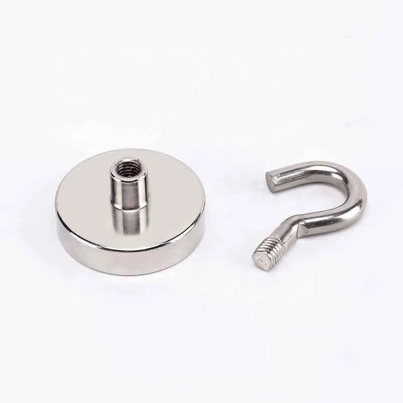 Kitchen Wall  Custom High Quality Permanent Neodymium Pot Magnet Magnetic Hook Pot Cup Magnets
