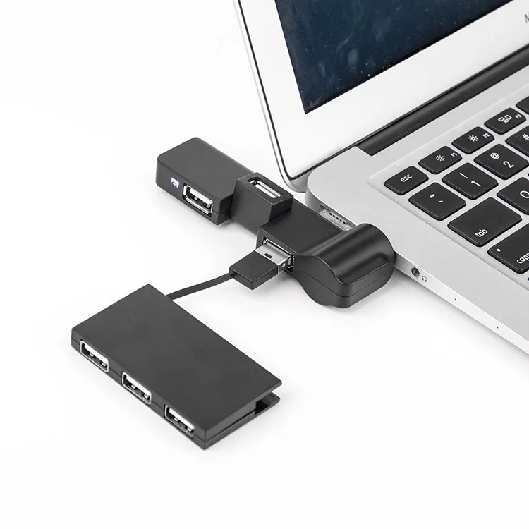  SYOSIN 2021 180 Вращающийся многофункциональный мини USB концентратор 2 0 Креативный дизайн 4 в 1 док-станция для ноутбука портативная ПК