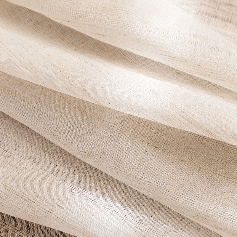 Infuse  space with the ethereal charm of  versatile sheer curtain fabrics