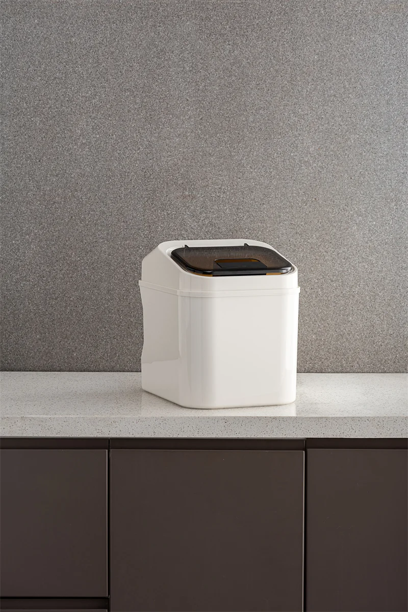 Pinmoo Sealed Rice Storage Container 10kg Transparent Plastic Rice Storage Box Storage