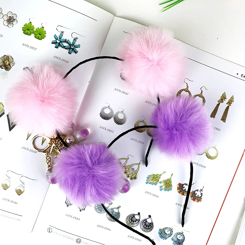 Customize Hair Color Lamp Head Band Plastic Hair Clasp