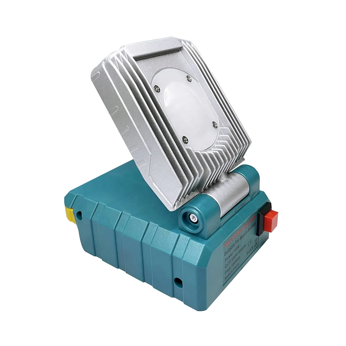 Makita Battery Adapter Cordless Work Light Compatible for Milwaukee or Dewalt or Makita Battery LED Work Light Portable Lamp