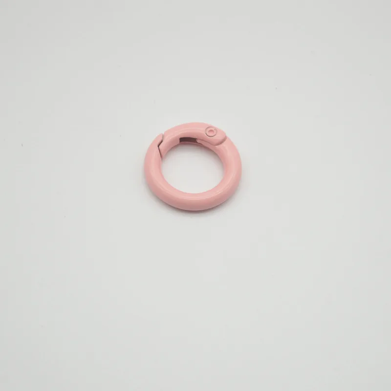 Luggage Paint Zinc Alloy Spring Coil Mobile Phone Bag Package Pendant Ornament Accessories Color Circlips Spring Coil Keychain