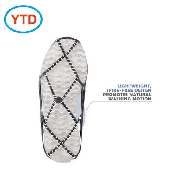 senior antislip shoes fishing rod ice snow grip spike boots