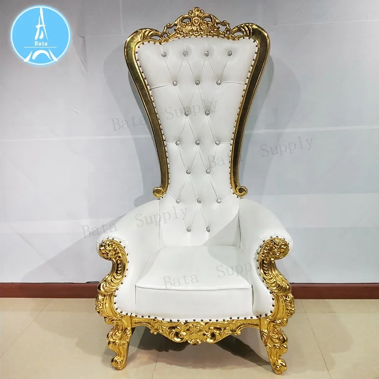 
Bride and Groom Wedding Sofa High Back Royal Furniture King Throne Chair 