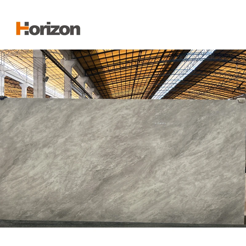 2024 White Exterior Board Glossy Ceramic Artificial Worktop Walls Sintered Stone Carbon Slate Sintered Stone