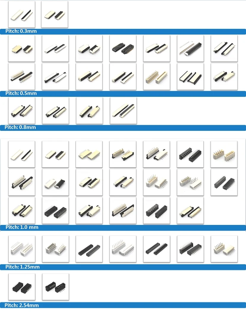 Awm 20861 105c 60v Vw 1 Lvds Ffc 22pin Cables Awm Flat 20696 Shielded 40 41 51 Pin 0.5mm Lvds Lcd Folded Custom Ffc Cable