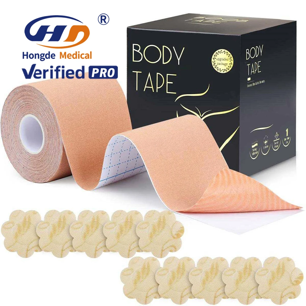 Bandage Paper Roll With Cutting Invisible Boob Tape Body Tape