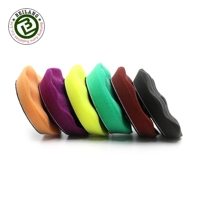 
Wholesale 100 mm Purple Medium Cut Foam Buffing Pad 3 inch Nano Rotary Polisher Polishing Pad Waxing Pad 