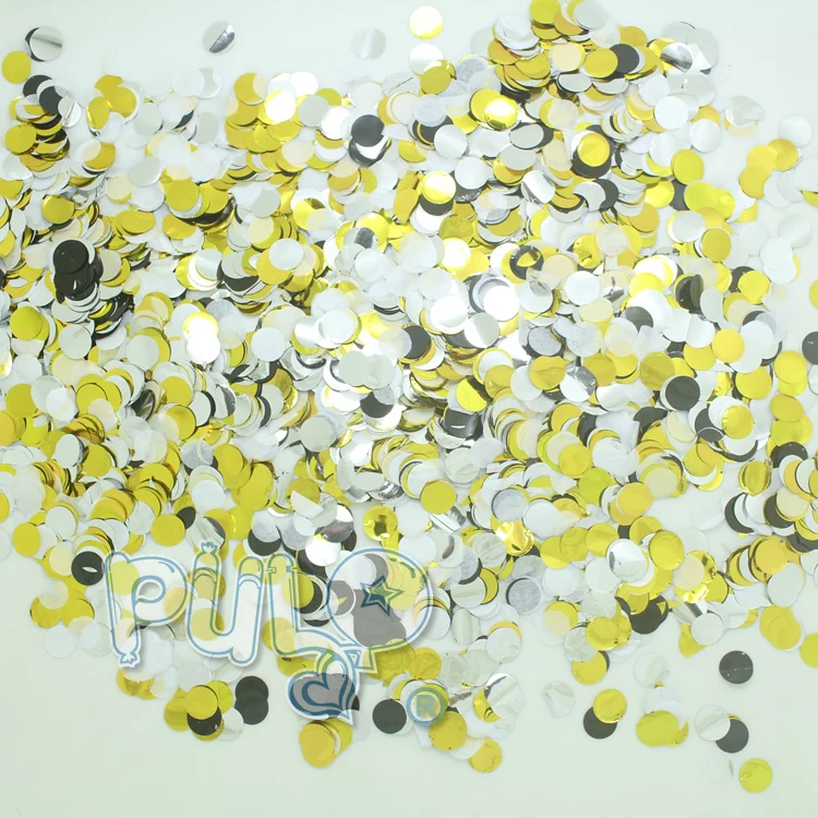 15g Per Pack 1cm Round Metallic  Balloons  Confetti For Party Decoration