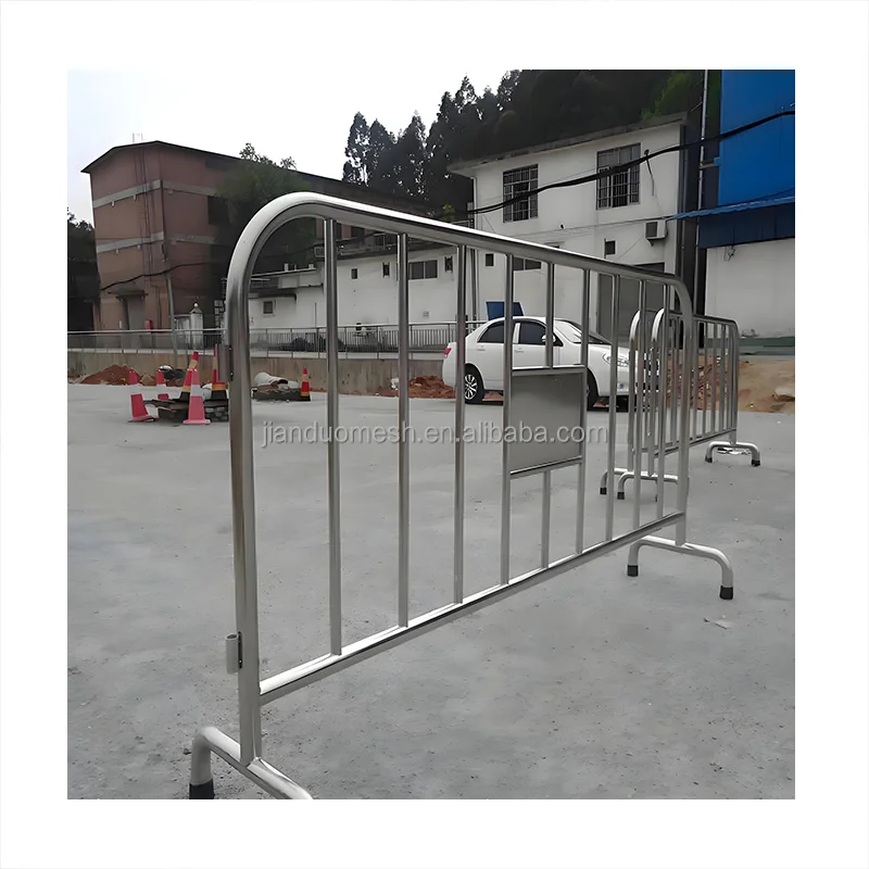 cross feet bridge foot crowd control barrier