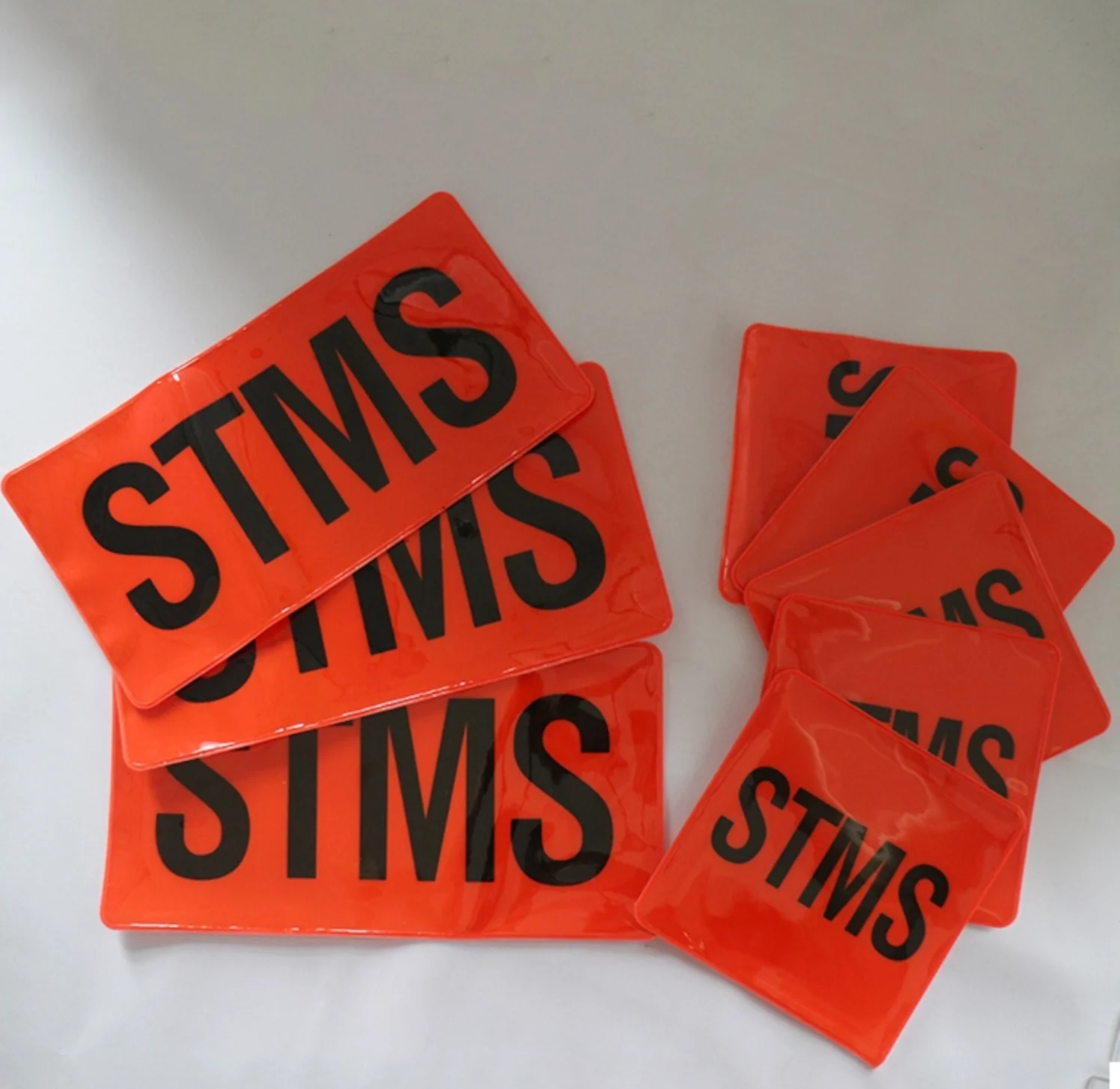 W011A Hi-Vis Orange STMS Label Patch On Safe Vests For NZTA Site Traffic Management Supervisor