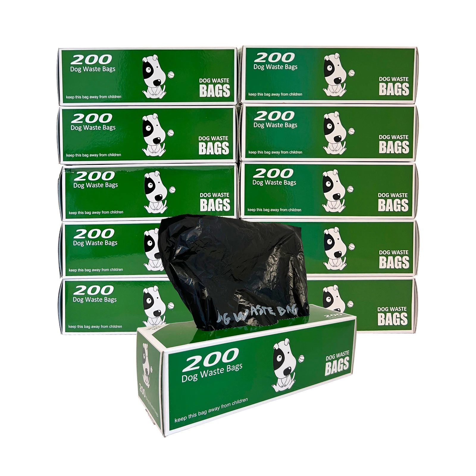 Cornstarch Compostable Dog Poop Bags Biodegradable Dog Waste Bag with Dispenser Bio Degradable Doggy Plastic Customized Leading