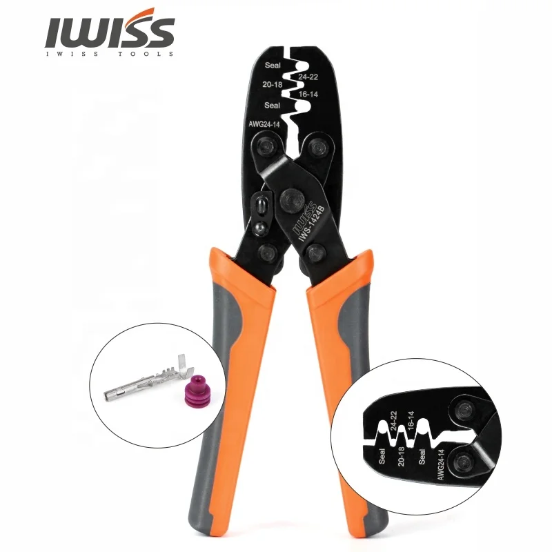 
Инструмент для обжима и упаковки погодных условий IWISS IWS-1424B для Delphi apkit, терминалы и соединители Metri-Pack для герметичного срока 