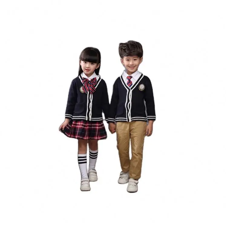 Nicole Hot Sale Kindergarten School Uniform Korean Winter School Girls Uniform Pictures