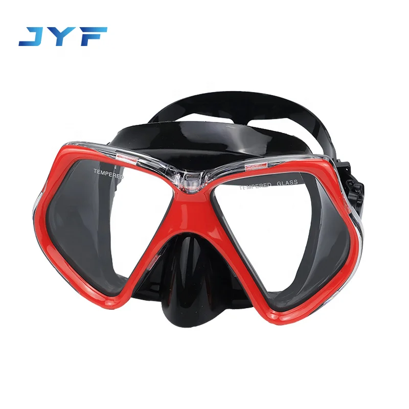 Cost Effective JYF Brand Adult Diving Mask Scuba Free Snorkel Diving Equipment with Medical Grade Silicone