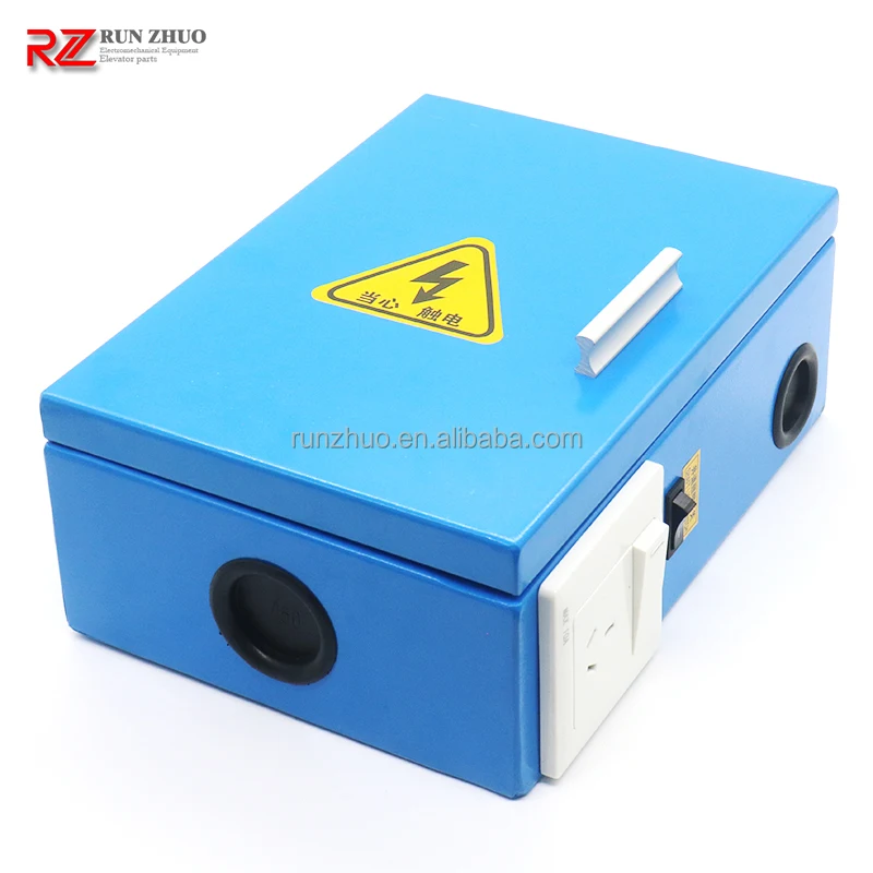 Elevator Parts Elevator Machine Room Distribution Box Brake Switch 63A 100A Cabin Shaft Lighting