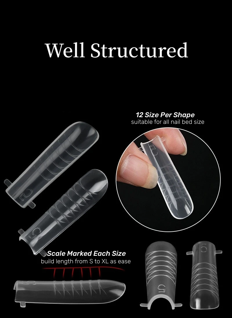 Двойная форма для наращивания ногтей