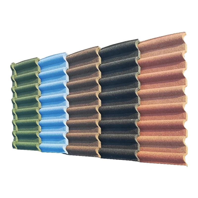 Good Price  New Style Building Materials Ridge Tiles  Wind Resistance Stone Coated Metal Roofing Sheet in Stock