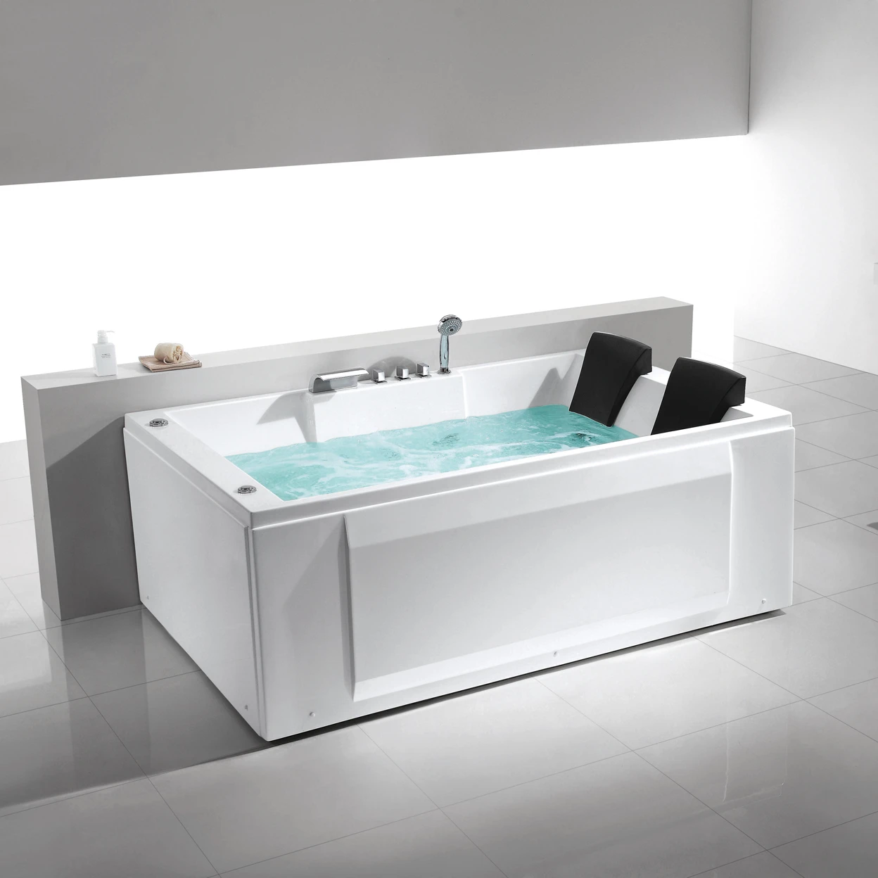 FICO 2 Person Massage Bathtub Showers Jetted Bath Tubs Hot Tub Bathtubs & Whirlpools Acrylic Bathtub Swim Spa