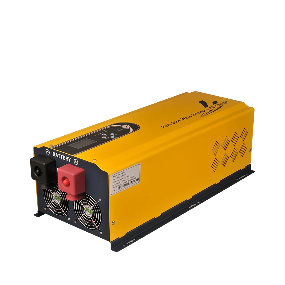 7000W Off Grid Inverter DC 48V 96V to AC110V/220V, 100% Pure Sine Wave Output Solar Wind Power Inverter 7KW