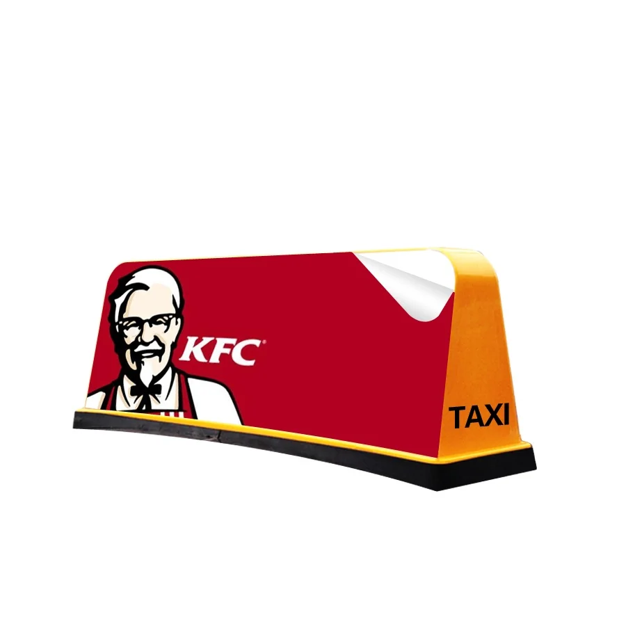 Hot sale advertised taxi top led lighting box china factory taxi top led display