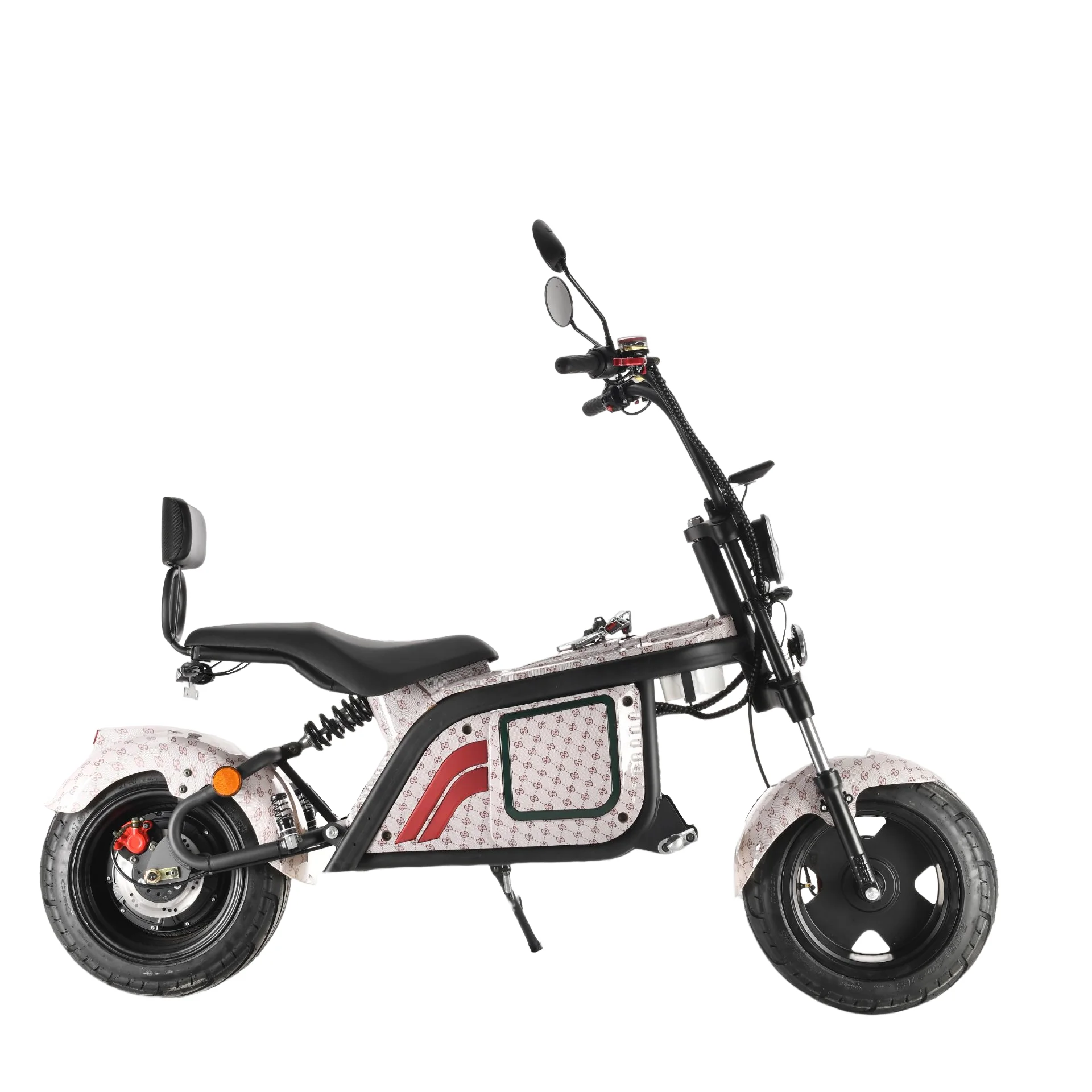 Одобренный EEC/CE Электрический скутер CITYCOCO 2000 Вт с толстыми шинами для взрослых по хорошей цене