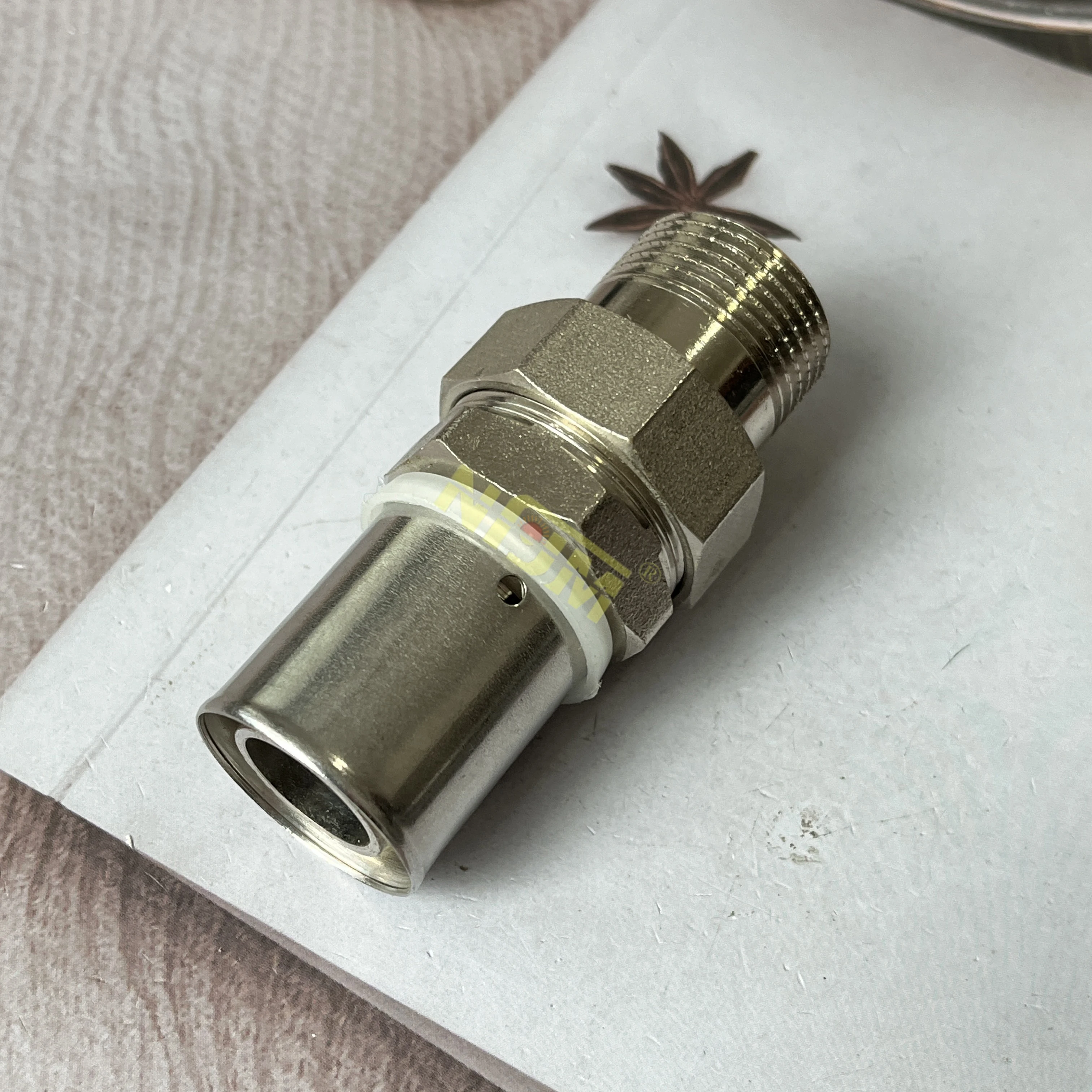 NFJM Factory PEX Pipe Fittings 16-32mm Press Fittings Male Socket PEX Al PEX Fittings
