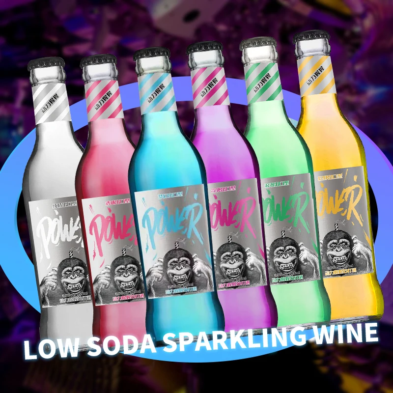 Professional Manufacturing Palatable Soda Wine Sweet Fruit Wine Tipsy Wine