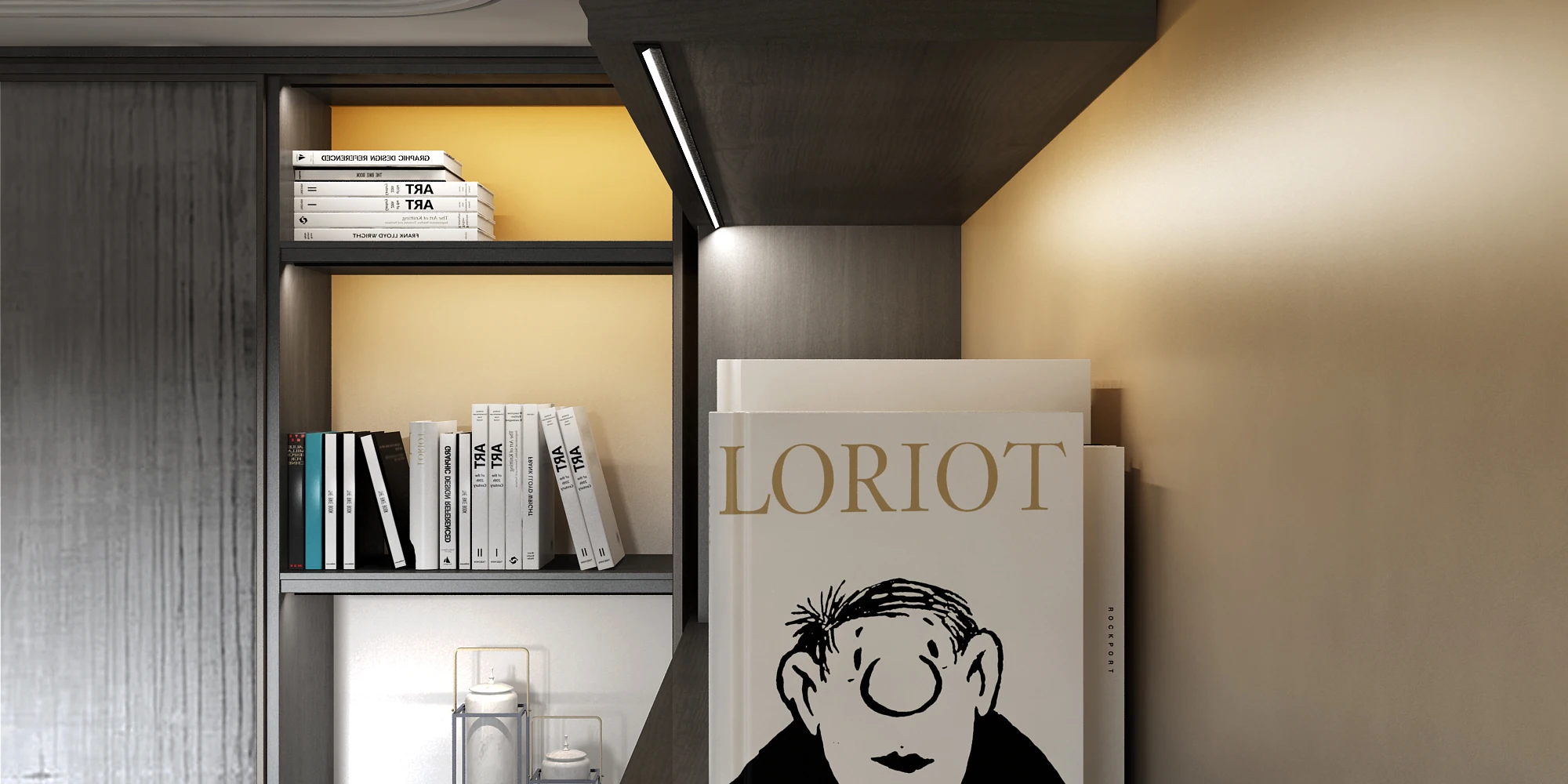 Светодиодный мини-светильник для шкафа и мебели