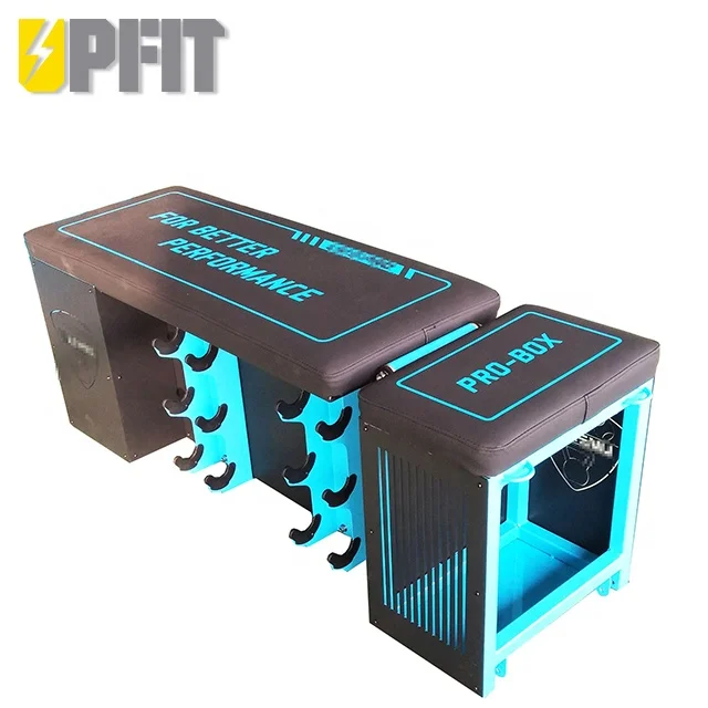 Новая многофункциональная регулируемая скамья для хранения фитнеса Hiit Crate UPFIT