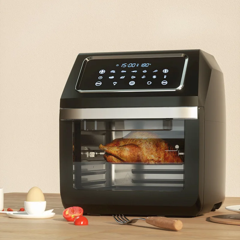 12L Electric Air fryer toaster oven  Digital Smart Hot Air Cookers Touch Screen  Large Capacity air fryer