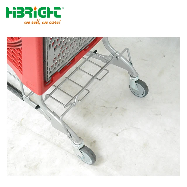 180L Retail Grocery Store Plastic Supermarket Shopping Cart