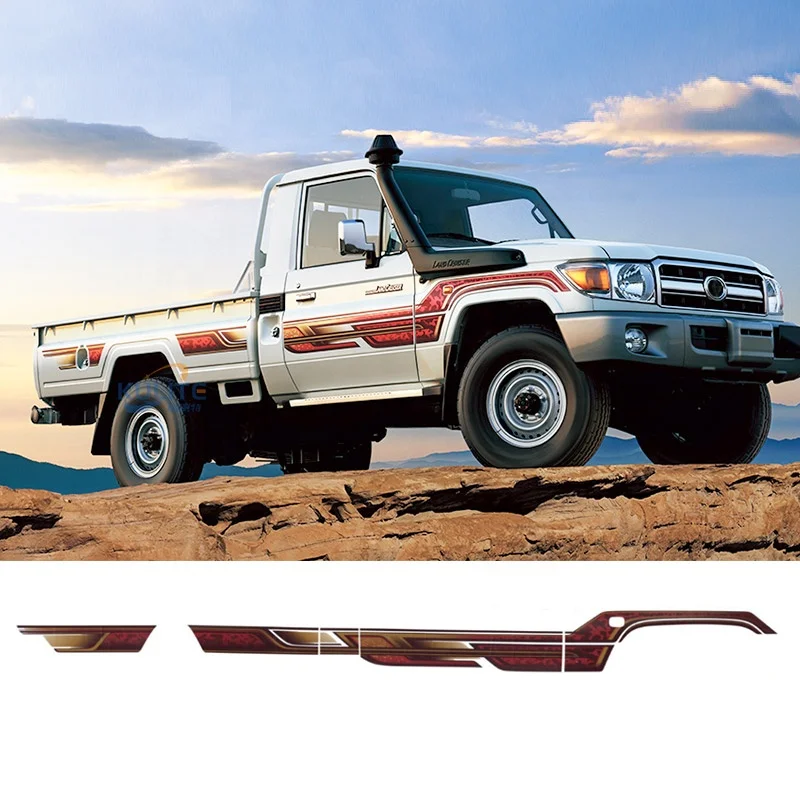 Car Accessories For Used Car Part Land Cruiser LC79/ LC70 Stripes Car Stickers