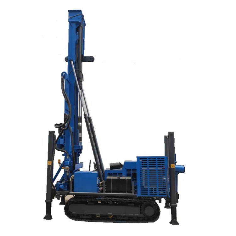 300 meters air comprerssor mining Bore hole drilling machine water well drilling rig price