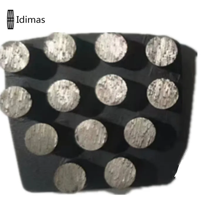 Diamond Grinding Tools Double Segments Split Pcd Diamond Grinding Shoes for Blastrac Machine